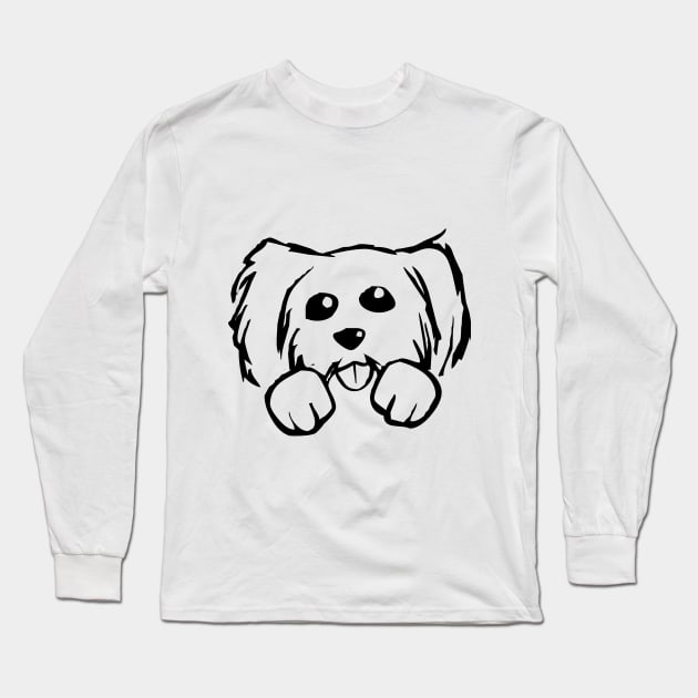 I Love my Dog Long Sleeve T-Shirt by ImedZnd